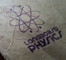 Logo design for Longboard physics. THey unfortunately changed their name and didn't adopt the design.